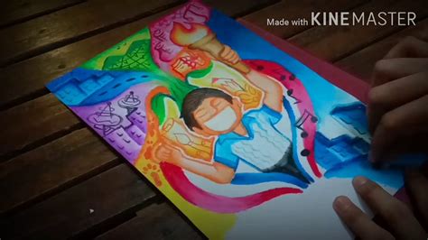 Quick Sketch for Araling Panlipunan Poster Making Practice.